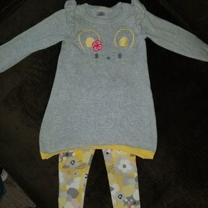 Adorable Gymboree sweater and leggings